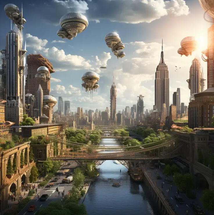 Просто неймовірно! Штучний інтелект показав, яким стане світ через 100 років (фото)